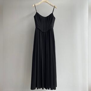 Zimmermann silk corset dress Black
